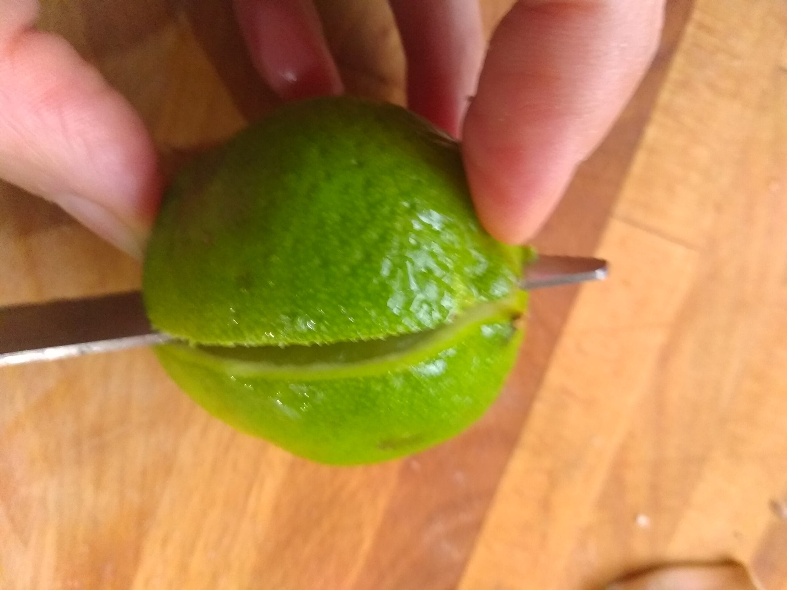 Exploring our sense of taste โ cutting a lime