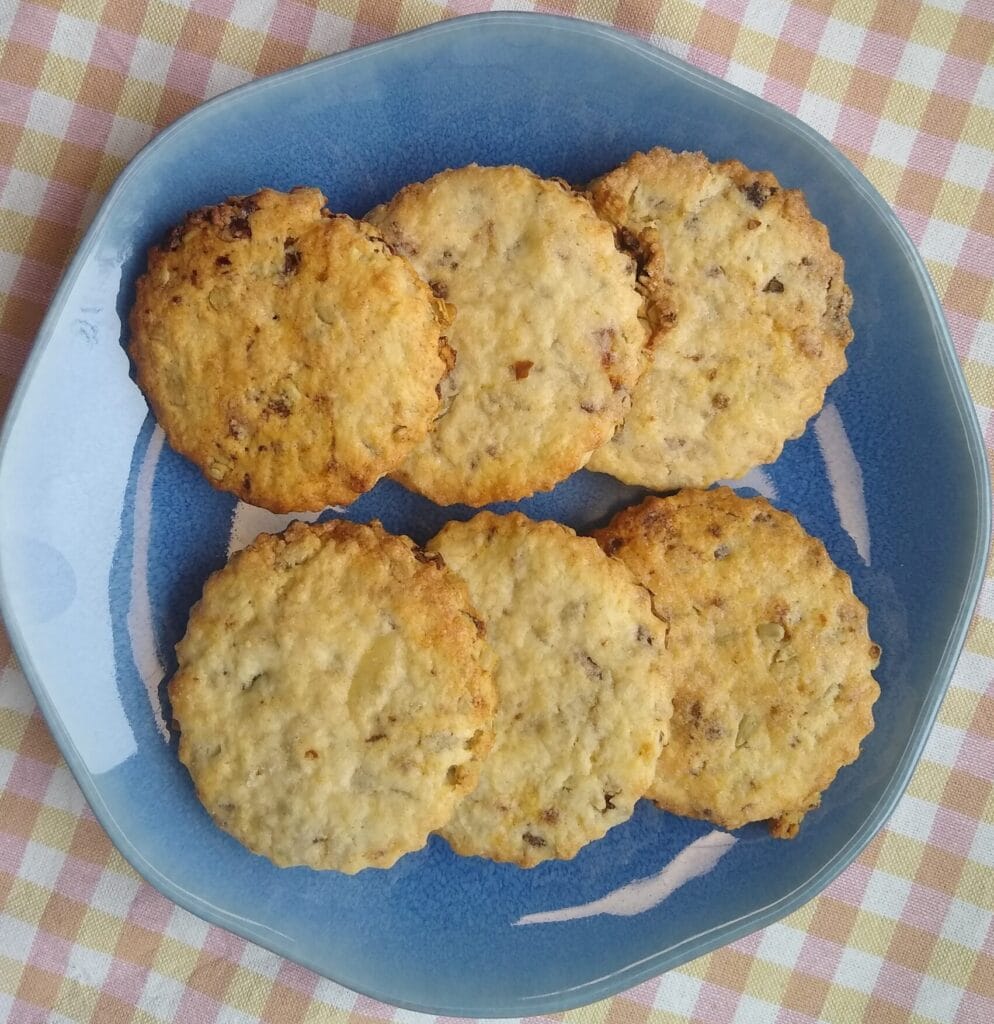 Simple biscuit recipe being made together